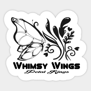 Wings Flower Butterfly Lovers Best Gift For Mothers day Sticker